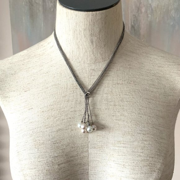 Vintage Fashion Statement Pearl Necklace - Picture 16 of 16